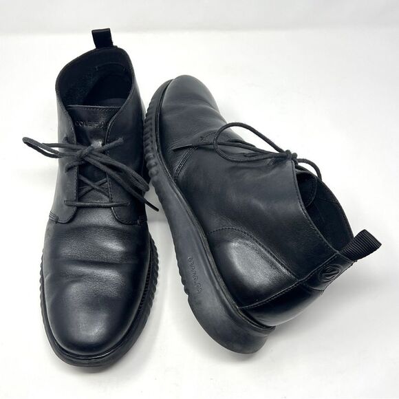 Cole Haan Other - Cole Haan 2.Zerogrand Black Leather Chukka Boots Lace Up Men’s 10.5M